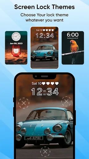 Touch Lock Screen Touch Photo screenshot 3