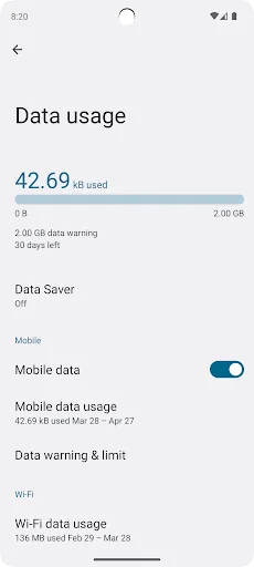 Set Mobile Data