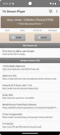 TA Stream Player