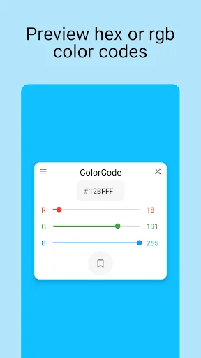 Color Code Picker : HEX RGB