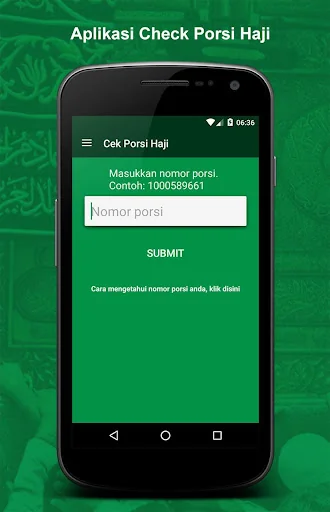 Cek Porsi Haji screenshot 2