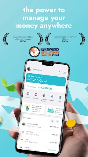 BigPay – financial services screenshot 1