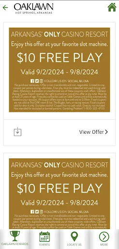 Oaklawn Rewards screenshot 3