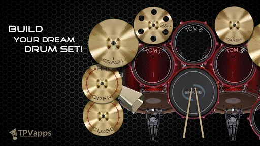 Metal Real Drum Set