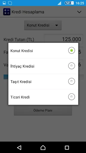 Kredi Hesaplama screenshot 2