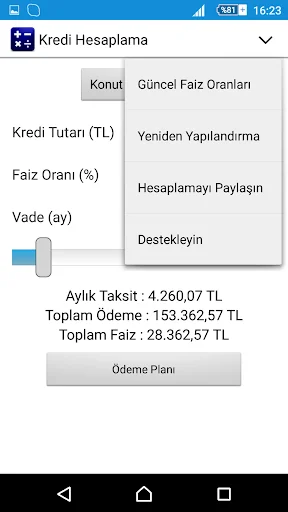 Kredi Hesaplama screenshot 3