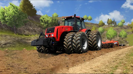 Modern Tractor Driving Games screenshot 1