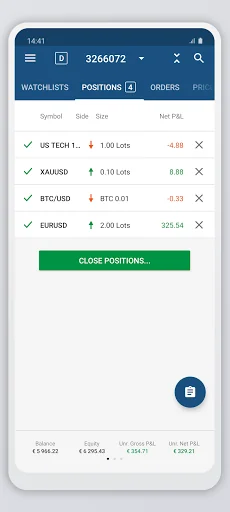 Tradeview Markets cTrader screenshot 4