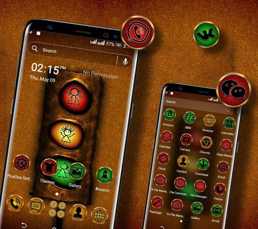 Traffic Light Launcher Theme