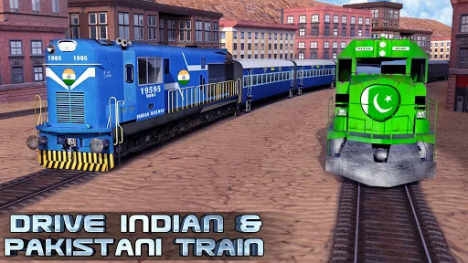 India VS Pakistan Train racing