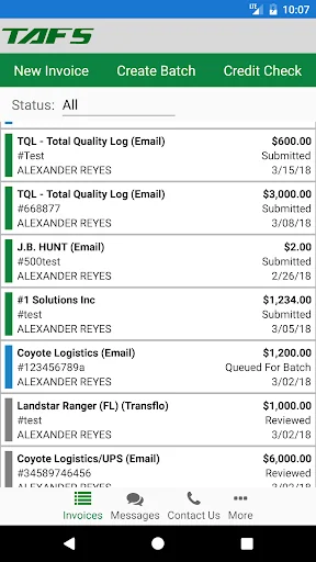 TAFS Factoring screenshot 1