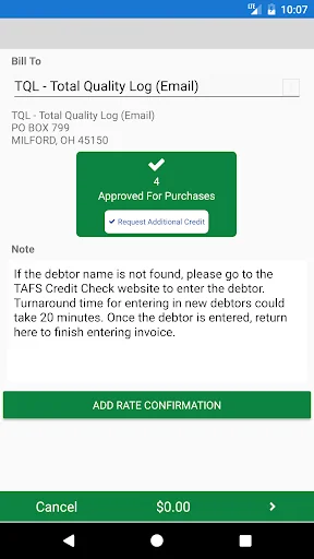 TAFS Factoring screenshot 2