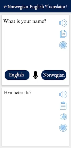 Norwegian English