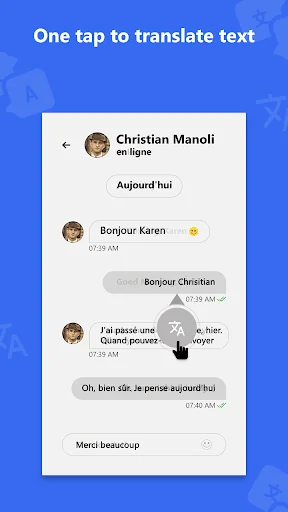One Tap Translator On Screen screenshot 1