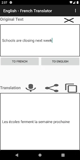 English - French Translator screenshot 3