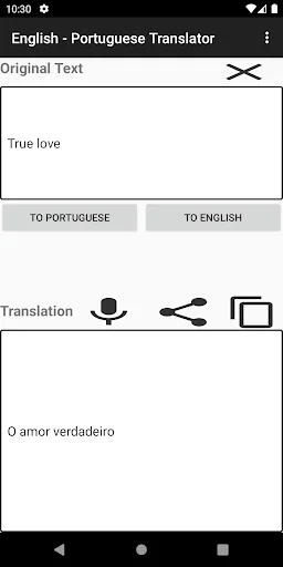 English Portuguese Translator screenshot 1