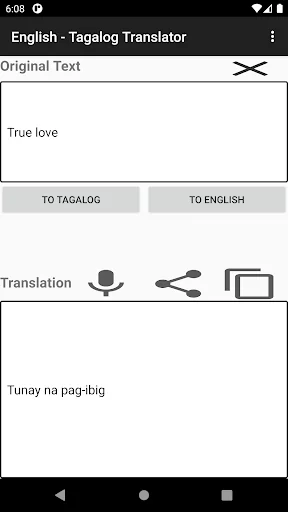 English - Tagalog Translator screenshot 1