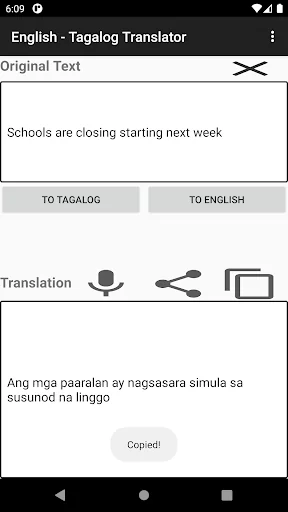 English - Tagalog Translator screenshot 2