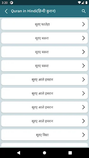 Quran in Hindi (हिन्दी कुरान)