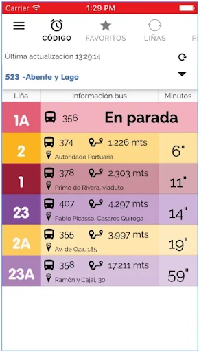 Tranvias Coruña screenshot 2