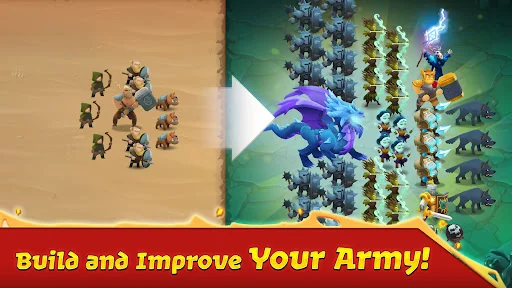 Battle Legion: Mass Troops RPG screenshot 2