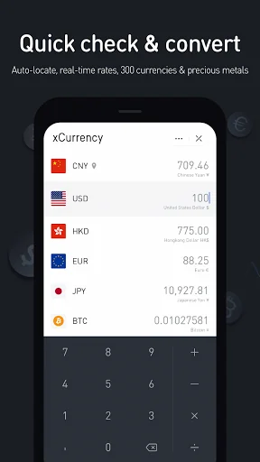 xCurrency - convert & transfer screenshot 3