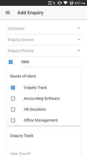 Enquiry Track