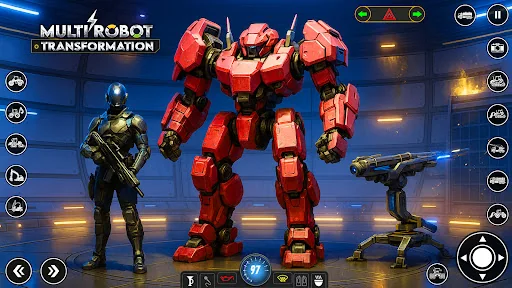 Robot Transform Car Games 3D screenshot 3