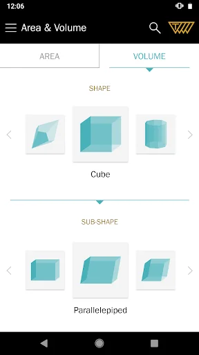 Area Volume Calculator screenshot 1