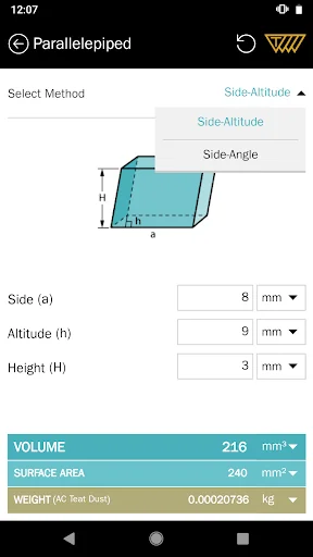 Area Volume Calculator screenshot 3