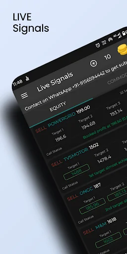 Equity & Commodity Signals