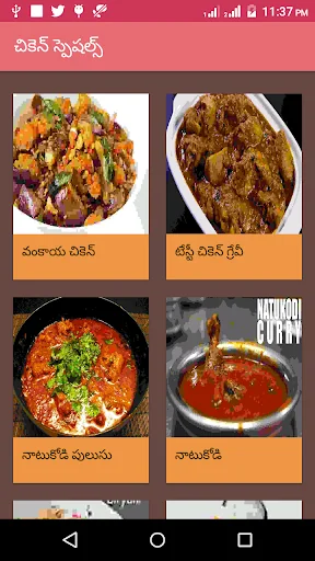 Chicken Curries in Telugu