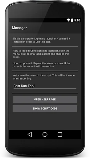 LLScript Fast Run Tool