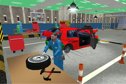 Car Mechanic Robot Workshop screenshot 2