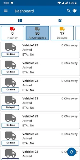 Trimble VCS Consignee