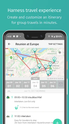 TripHugger Group Trip Planner