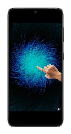 Triple particle flow: Particle screenshot 1