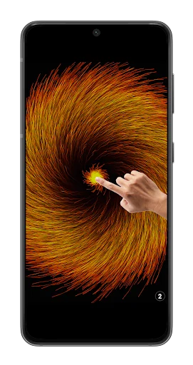 Triple particle flow: Particle screenshot 2