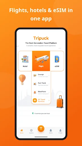 Tripuck:Flights Hotels eSIM