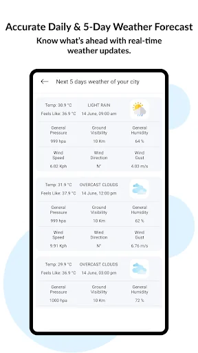 Weather & Room Temperature App screenshot 2