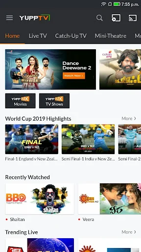 YuppTV LiveTV, IPL 2026 Live screenshot 1