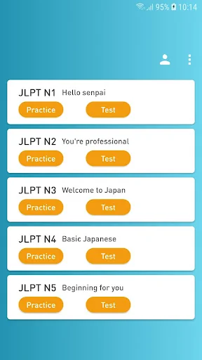 JLPT Test: N5 - N1