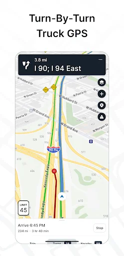 TruckMap - Truck GPS Routes screenshot 1