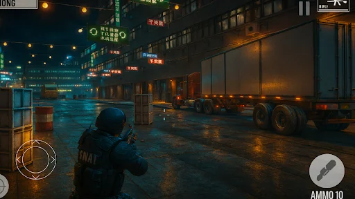 SWAT Dragons City Shooter Game screenshot 2
