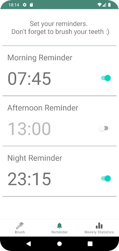 Brush Teeth Reminder screenshot 2