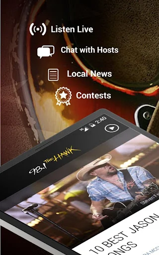 98.1 The Hawk (WHWK) screenshot 4