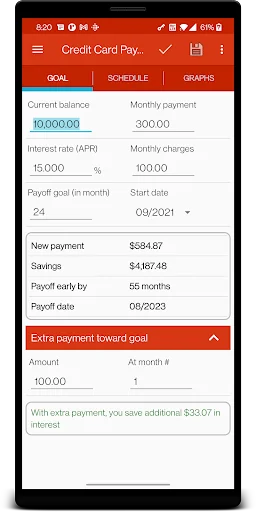 Credit Card Payoff