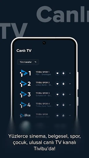 Tivibu GO: Live TV & Movies screenshot 3