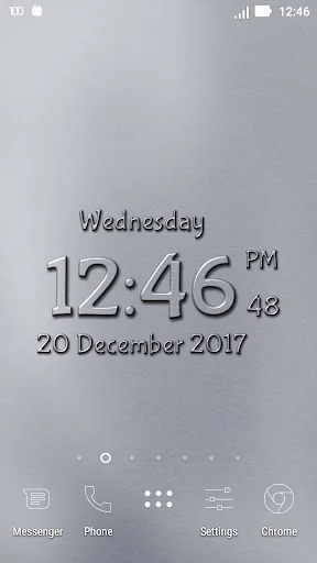 Carved Digital Clock Wallpaper screenshot 3