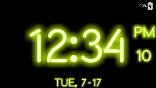 Large Digital Clock Display